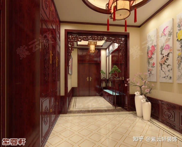 唯美中式古典裝修效果圖，你心動了嗎？