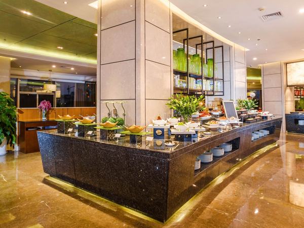 自助餐廳裝修_優樂自助火鍋烤肉餐廳(金州福佳店)_自助燒烤餐廳