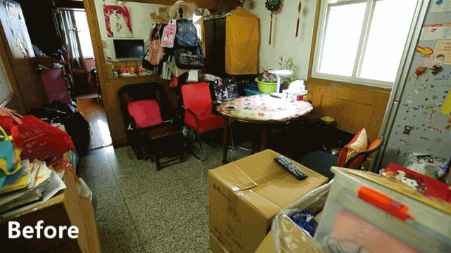 44㎡兩房變三房，挖掘新空間解決三代四口居住難題