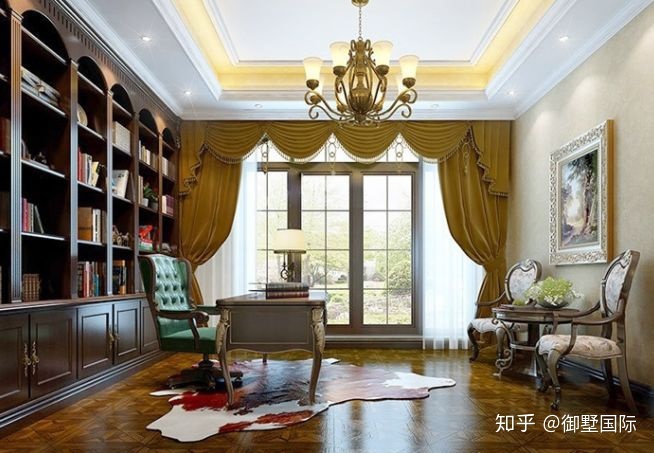 歐式書房裝修效果圖_大主臥帶書房裝修效果_獨立書房裝修效果圖片大全