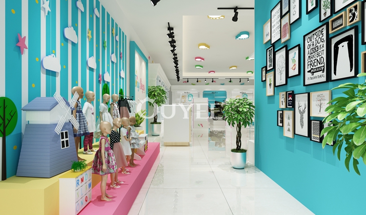 杭州嘉貝愛服飾有限公司裝修經驗分享篇：童裝店墻面顏色搭配技巧