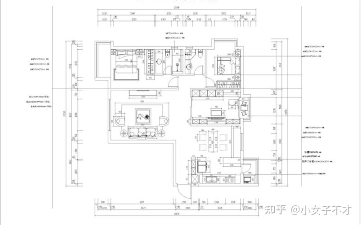 現代風格住宅果然魅力十足，110平米兩室一廳，裝飾獨特，視覺新穎